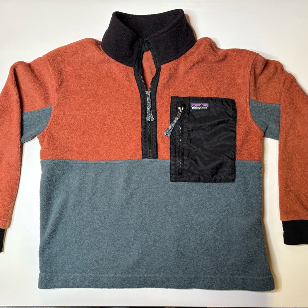 Patagonia microdini half zip fleece kids M